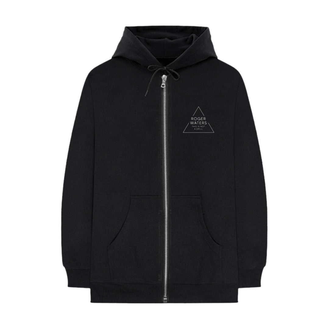 Tour Zip Up Hoodie Black