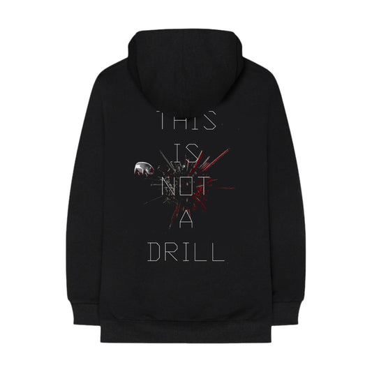 Tour Zip Up Hoodie Black